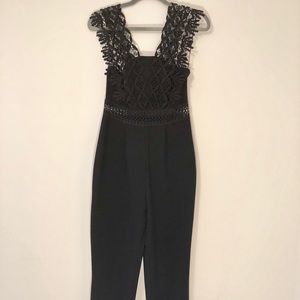 Top Shop black lace romper